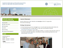 Tablet Screenshot of iai.mathematik.uni-ulm.de